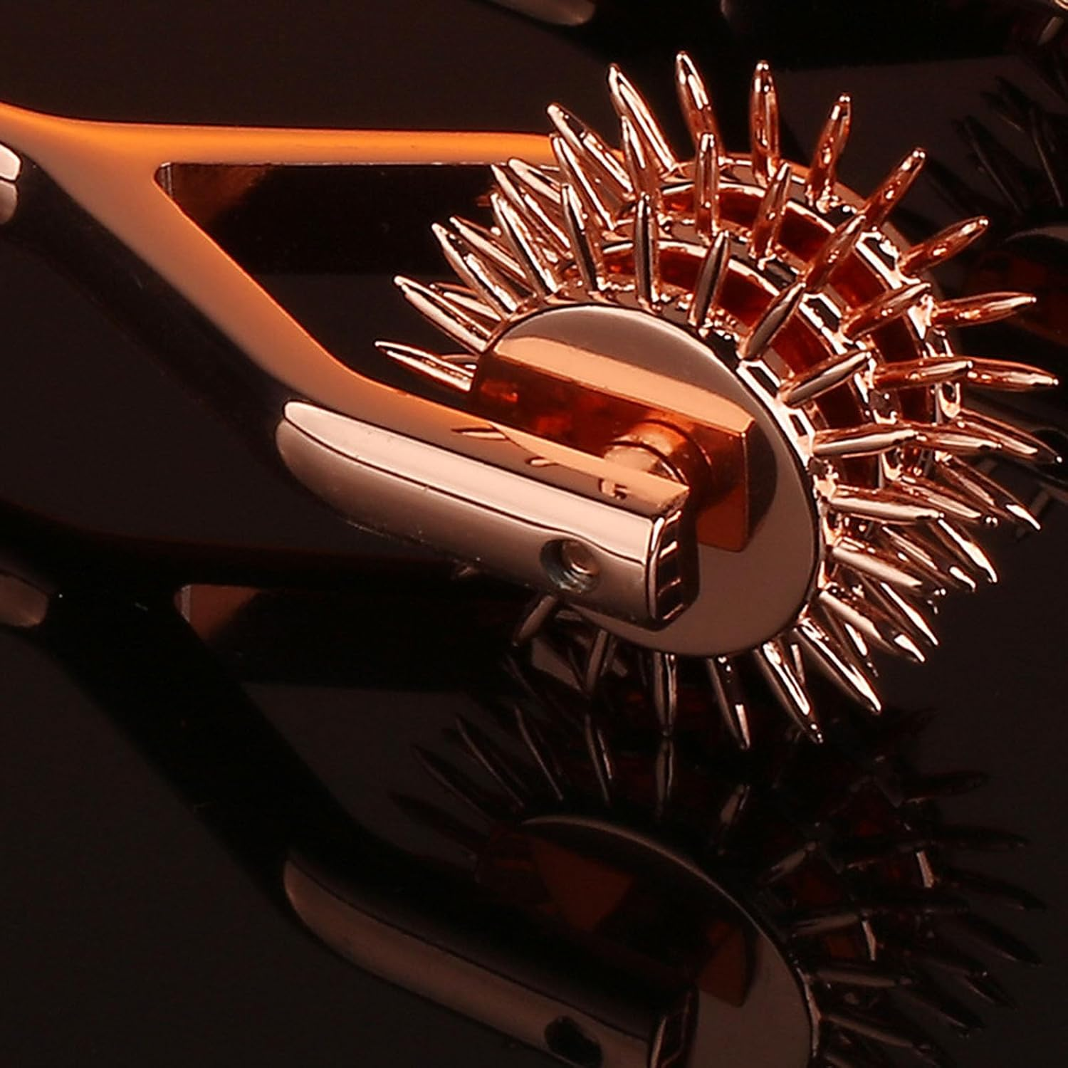 Wartenberg Pinwheel Stainless Steel - 3 Head Neuro Diagnostic Instrument, Medical Sensory Testing Tool with Rolling Gear Wheel image number 1