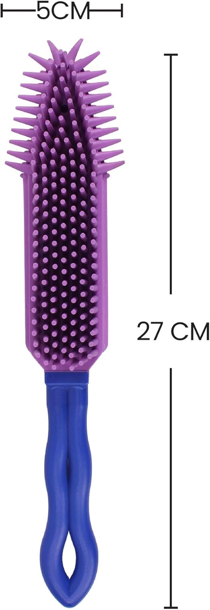 White Magic Pet Hair Brush &ndash; Natural Rubber Bristles for Removing Pet Hair, Dust & Dirt &ndash; Long Handle, Unique Head Design for Corners & Tight Spaces &ndash; Ideal for Pets, Carpets, Upholstery & Cars (27 &times; 5 Cm) image number 3