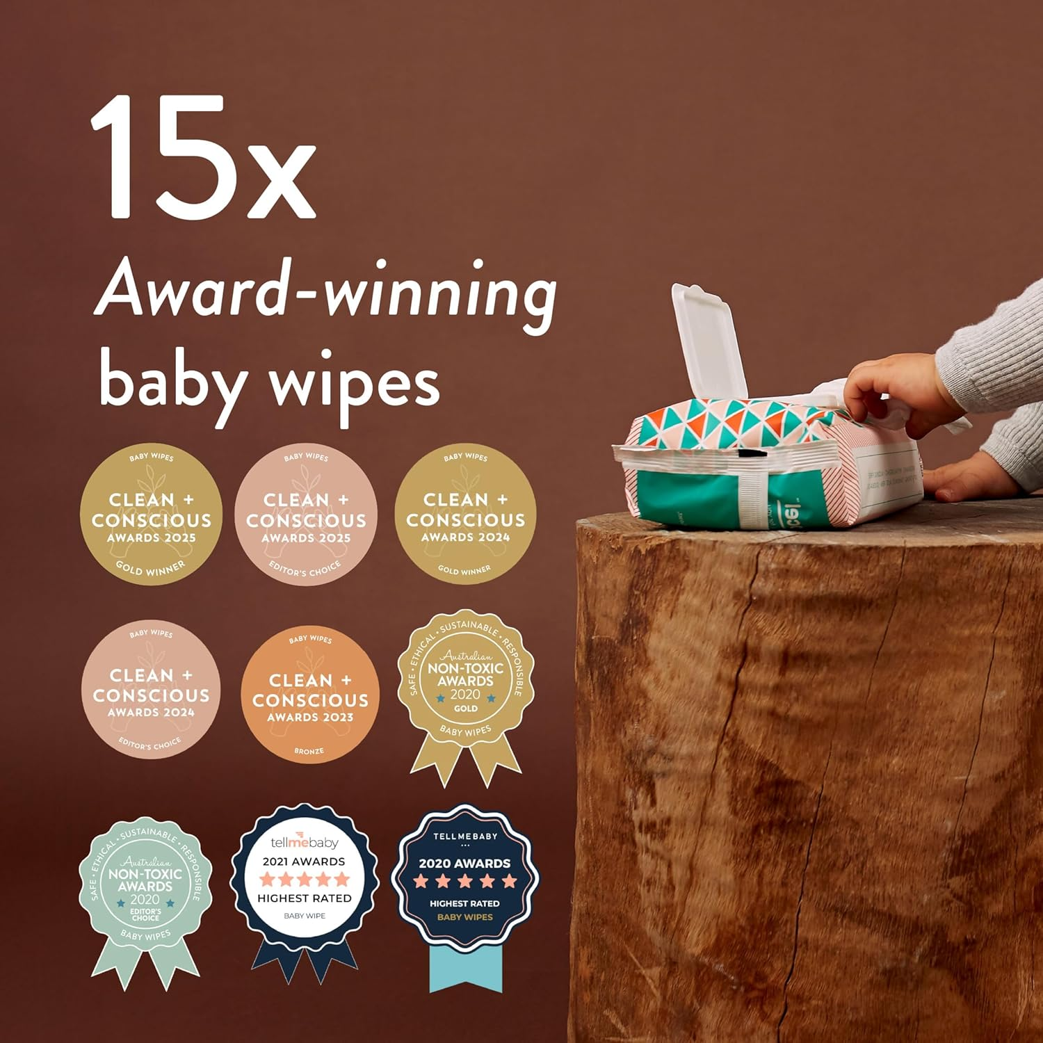 Joonya Baby Wipes - Non-Toxic, Biodegradable Baby Wipes for Calm, Healthy Skin - Fragrance Free - Bulk 24 Packs of 80 (1920)