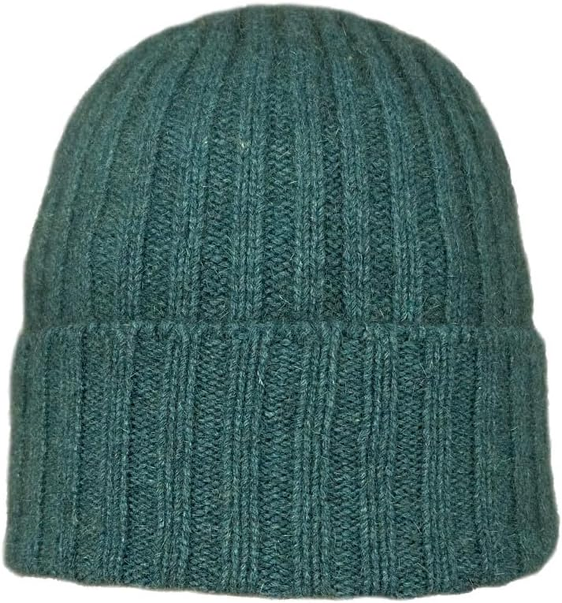 Native World Possum Merino Wool Women'S Rib Beanie Hat - Warm Soft Winter Beanie for Ladies