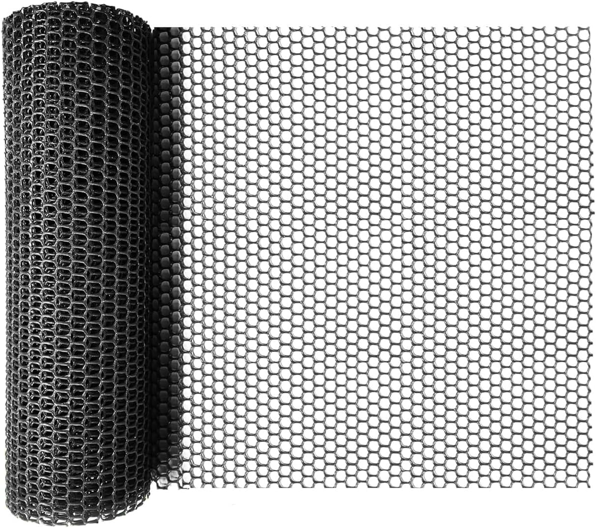 Upgraded Chicken Wire Fence Mesh - 40CM X 500CM Black/Green/White Colors Hexagonal Fencing for Gardening Poultry Netting, Floral Roll (Green)