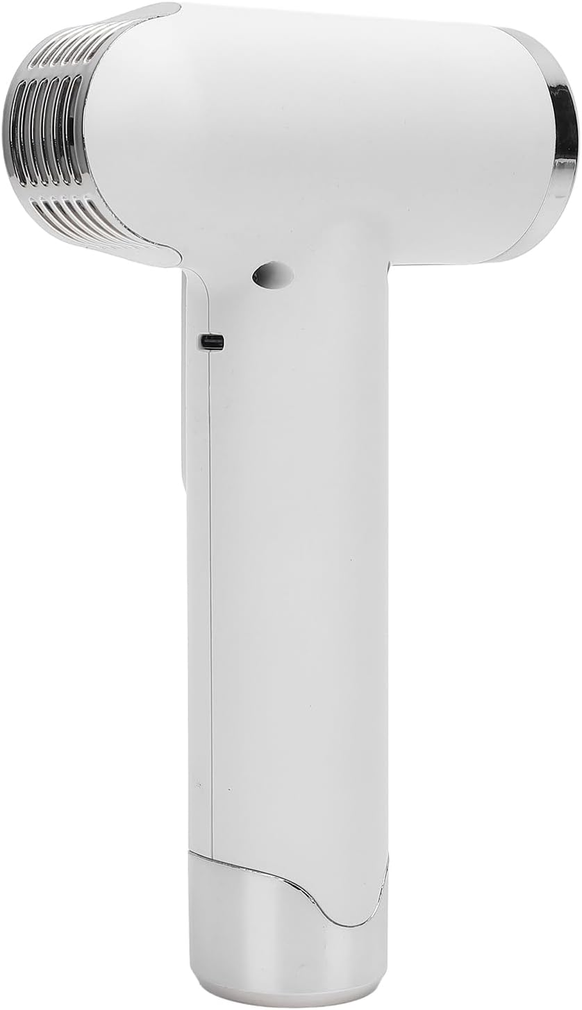 Air Dryer, 100000Rpm High Speed Blow Dryer for Fast Drying, 15000Mah Battery Rechargeable, Portable Dryer for Dormitory Home Travel, with Nozzle (White) image number 4