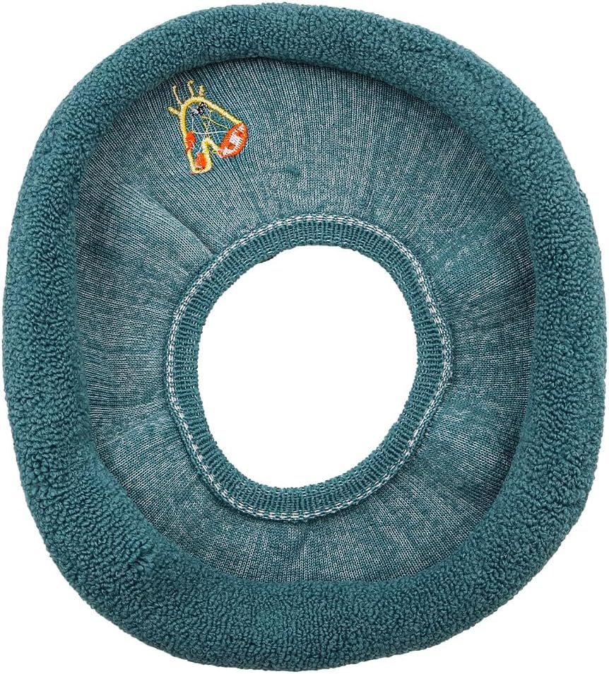 Set of 4 NUZAMAS Toilet Seat Covers Soft Toilet Cushion Toilet Cover with Flip Lid Handle Universal Portable Toilet Seat Washable Toilet Seat for Home Bathroom