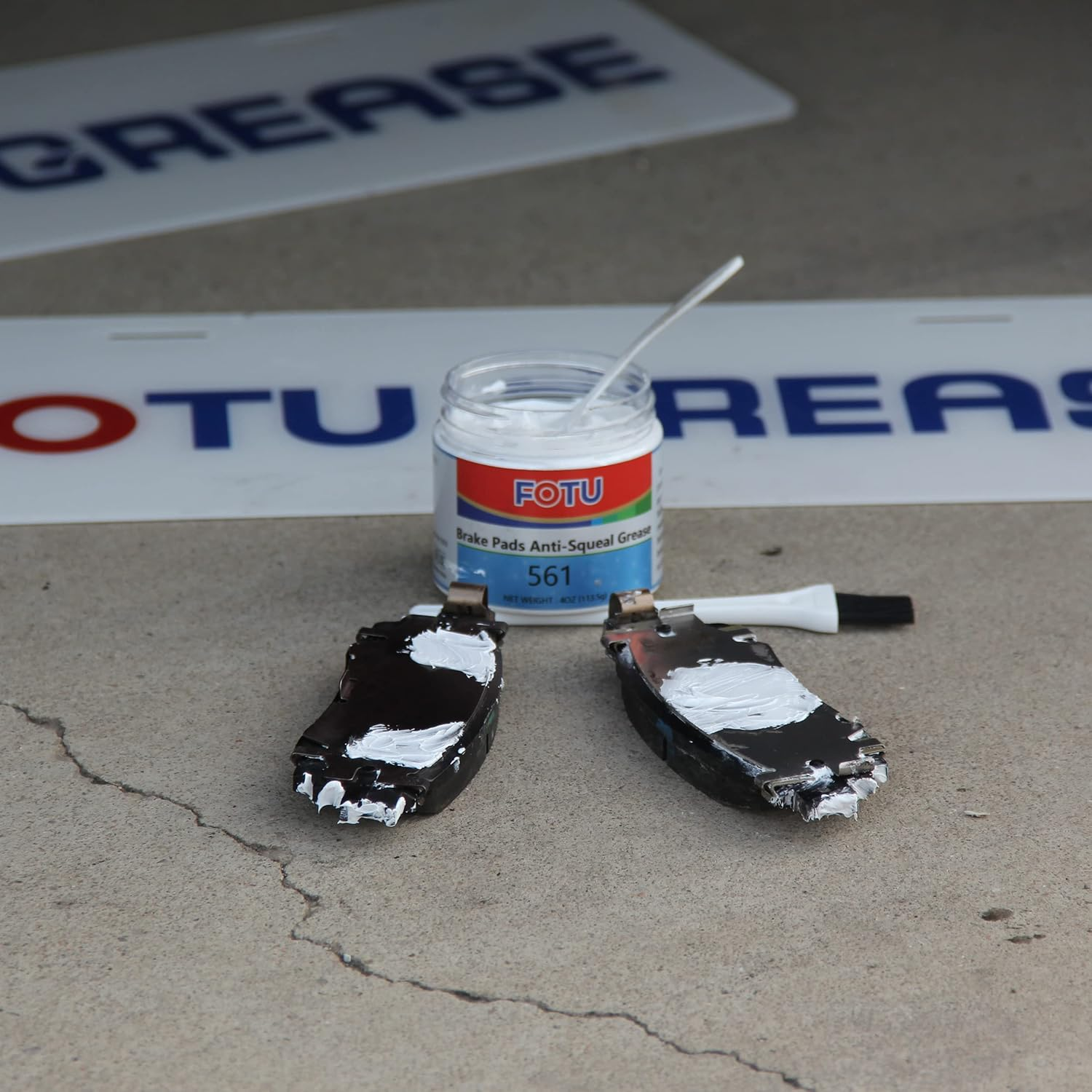 FOTU 661 Guide Pin Grease for Brake Caliper, 561 Anti-Squeal for Brake Pads, 361 High Temperature Copper Anti-Seize &ndash; a Complete Grease Set image number 2