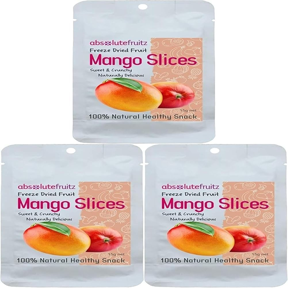 Absolute Fruitz Freeze Dried Mango Slices 15 G image number 1