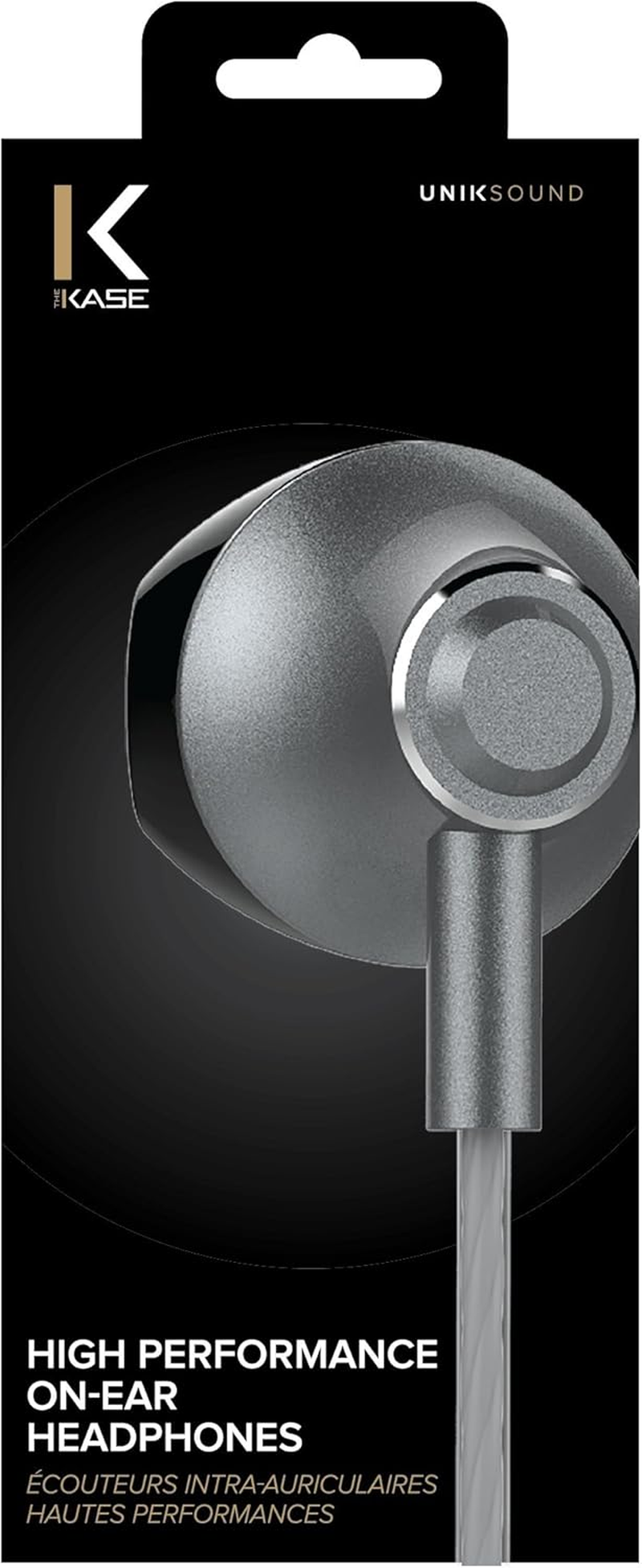 The Kase 38903533 Headphones, Powerful Bass, Space Gray image number 3