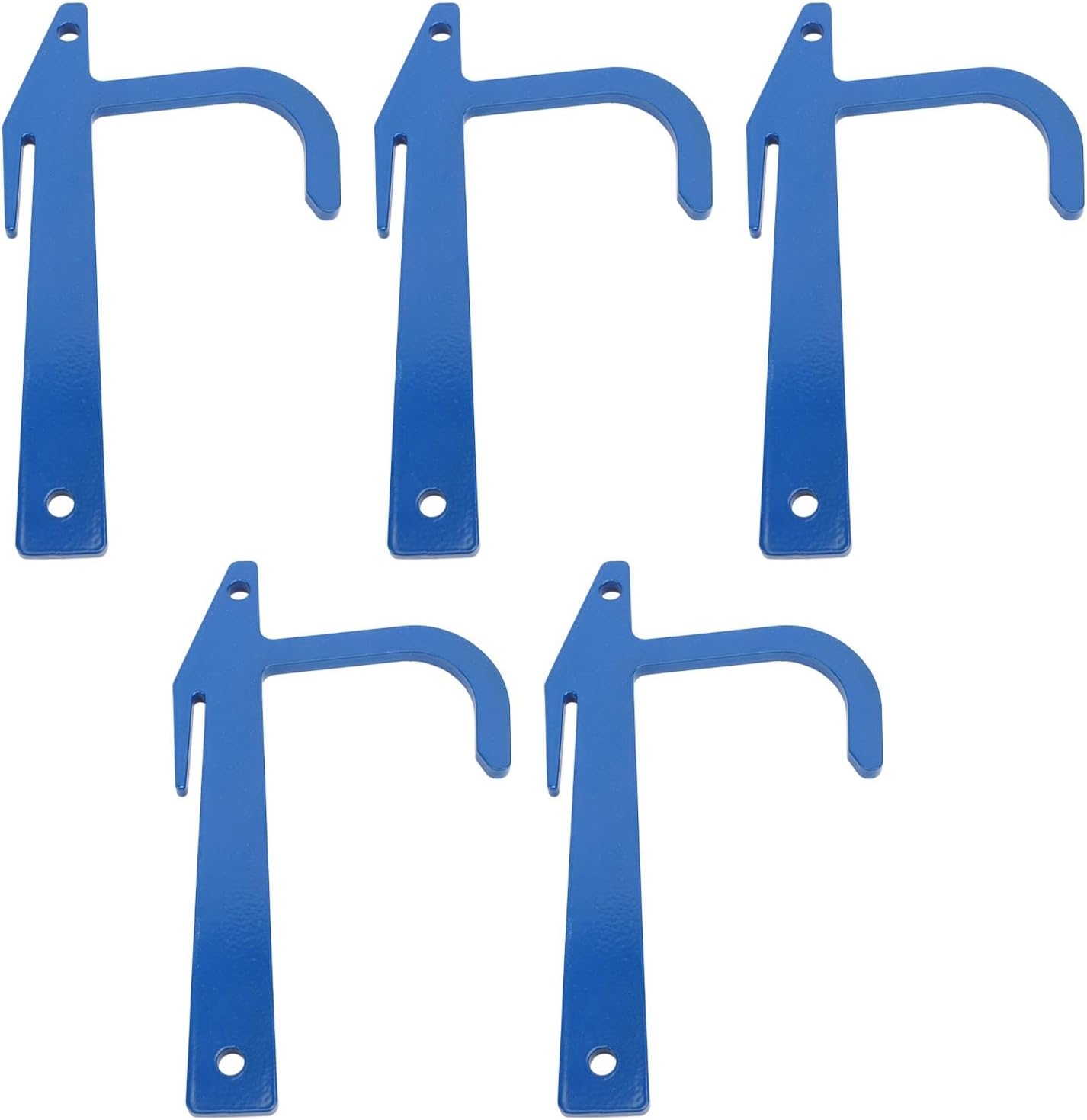 Chain Link Fence Metal Banana Clip, 5 Pcs Steel Fence Stretcher, Fence Top Rail Clamp Fabric Hanging Tool, Fence Stretcher Twisting Tool for Stretching and Tensioning image number 5