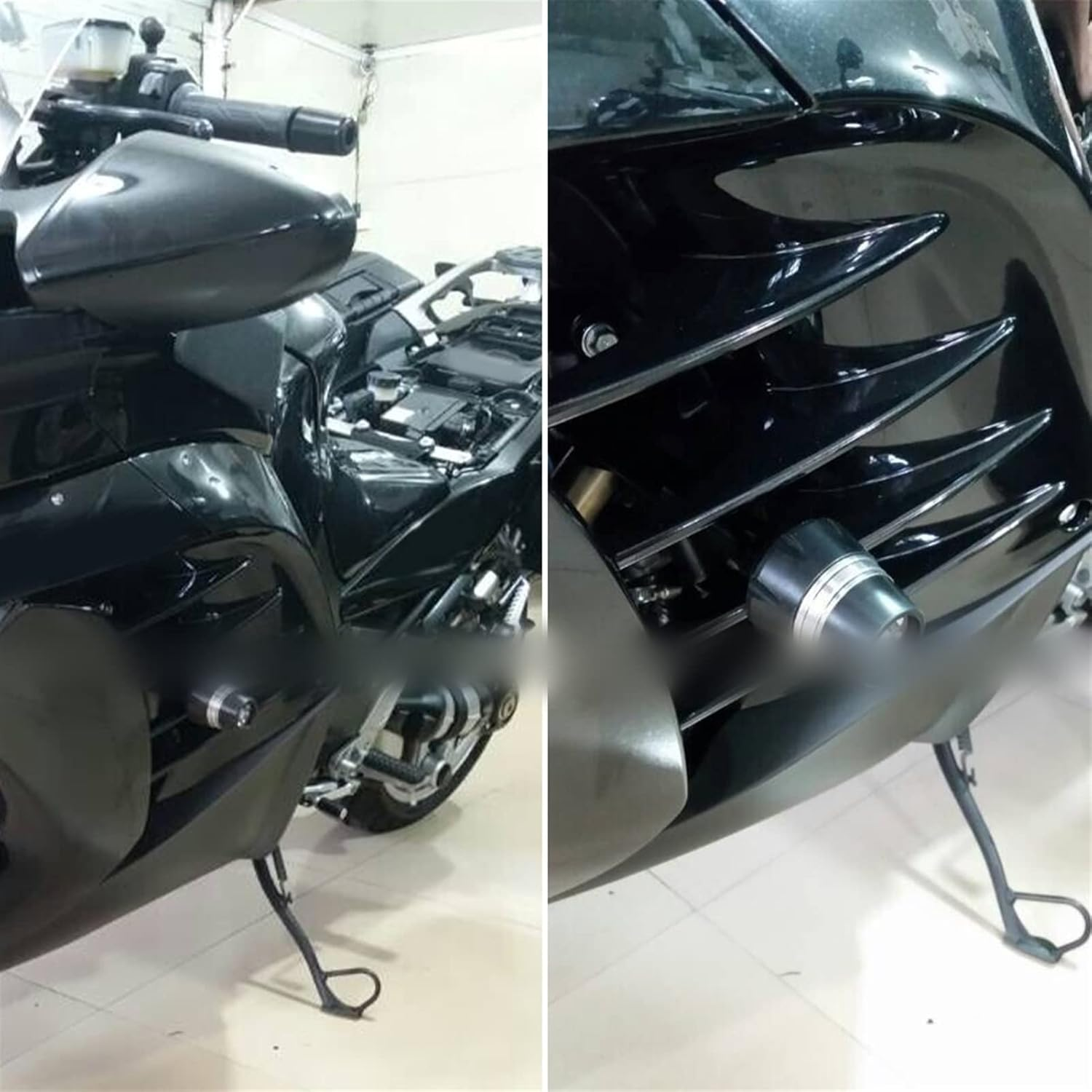 For Ducati Monster 659 695 696 796 1000 1100/S/EVO Motorcycle Frame Slider Crash Protector Accessories Falling Protection POM (Color : Orange)