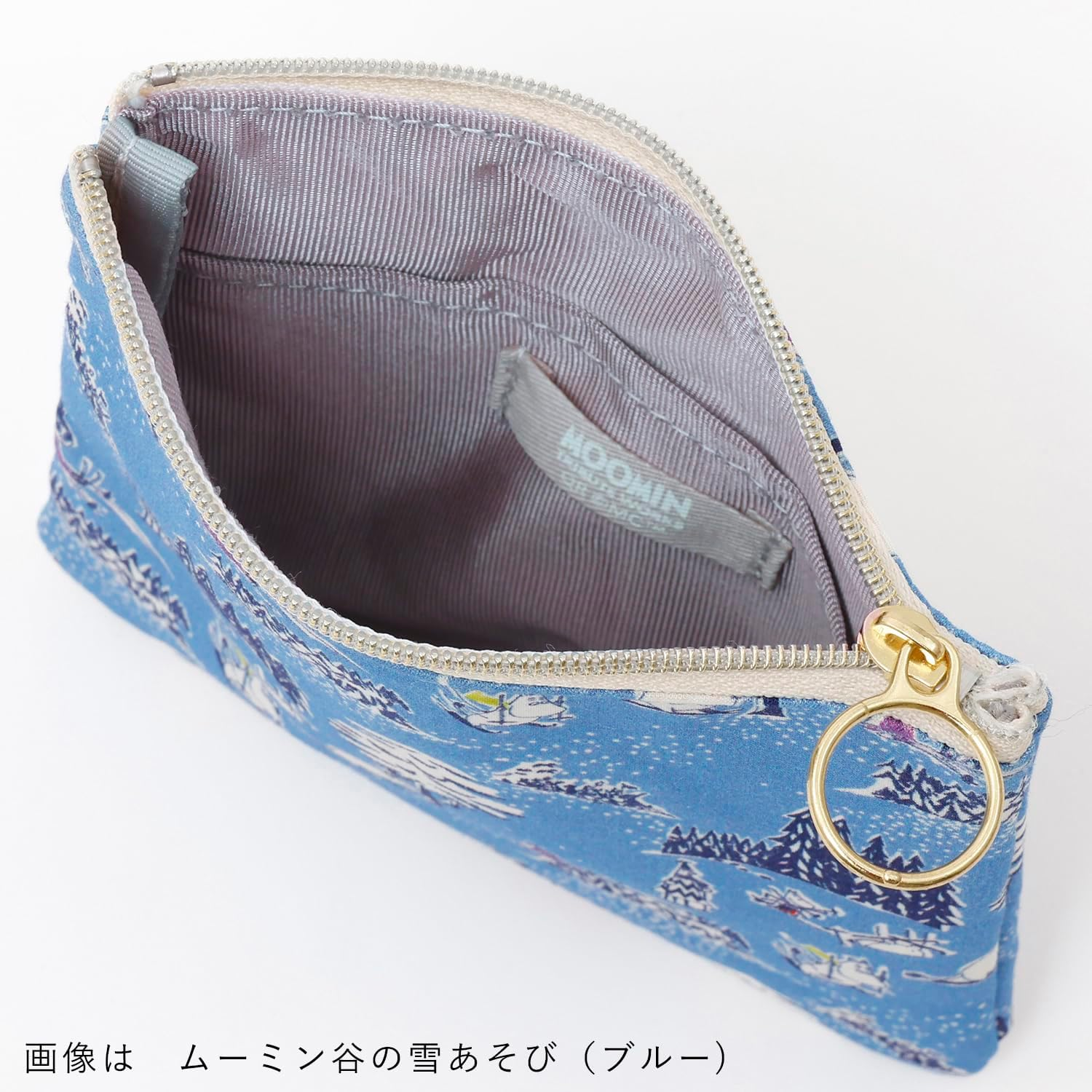 Quarter Report Moomin Flat Pouch image number 1