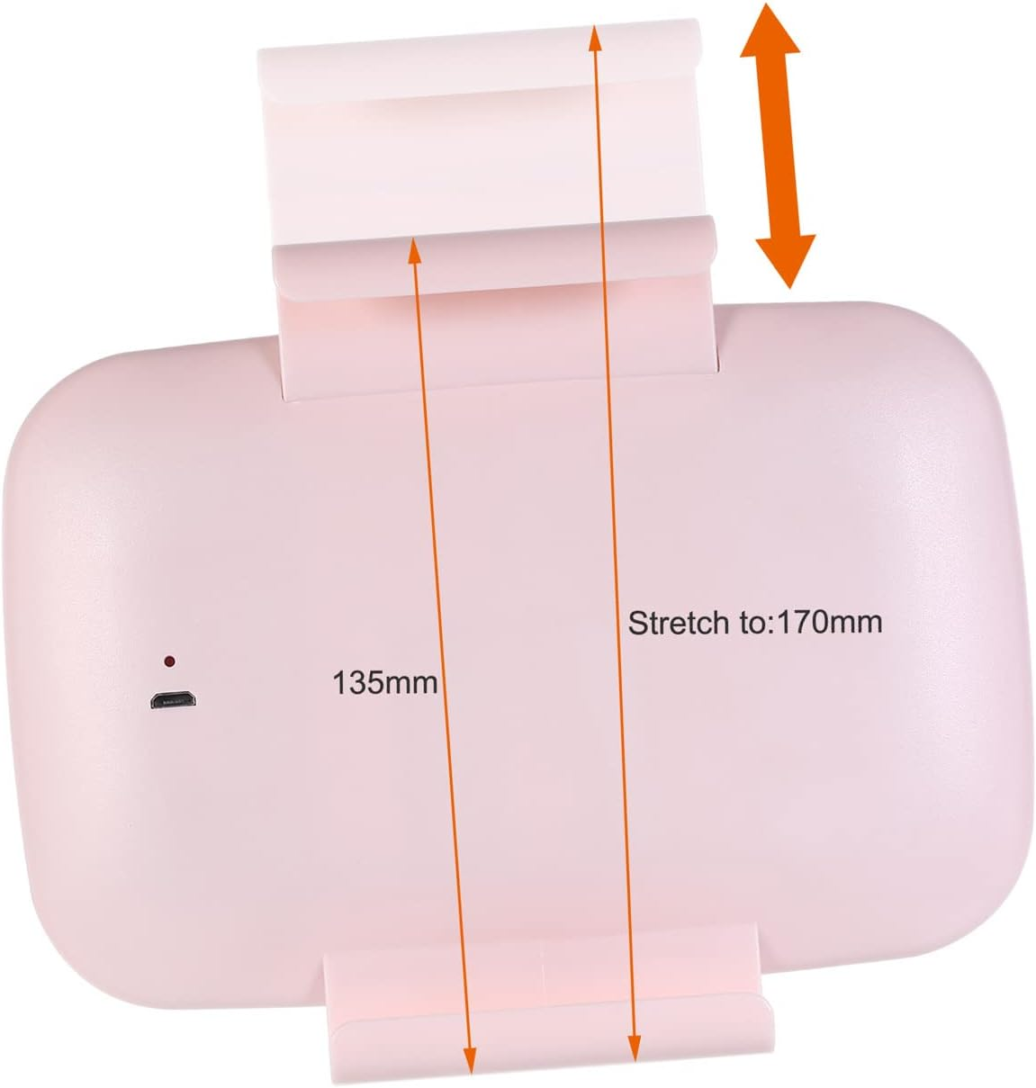 Car Sun Visor Mirror with LED Lights Makeup Sun-Shading Cosmetic Mirror Adjustable Vanity Mirror Clip on Automobile Touch Screen Make up Mirror image number 4