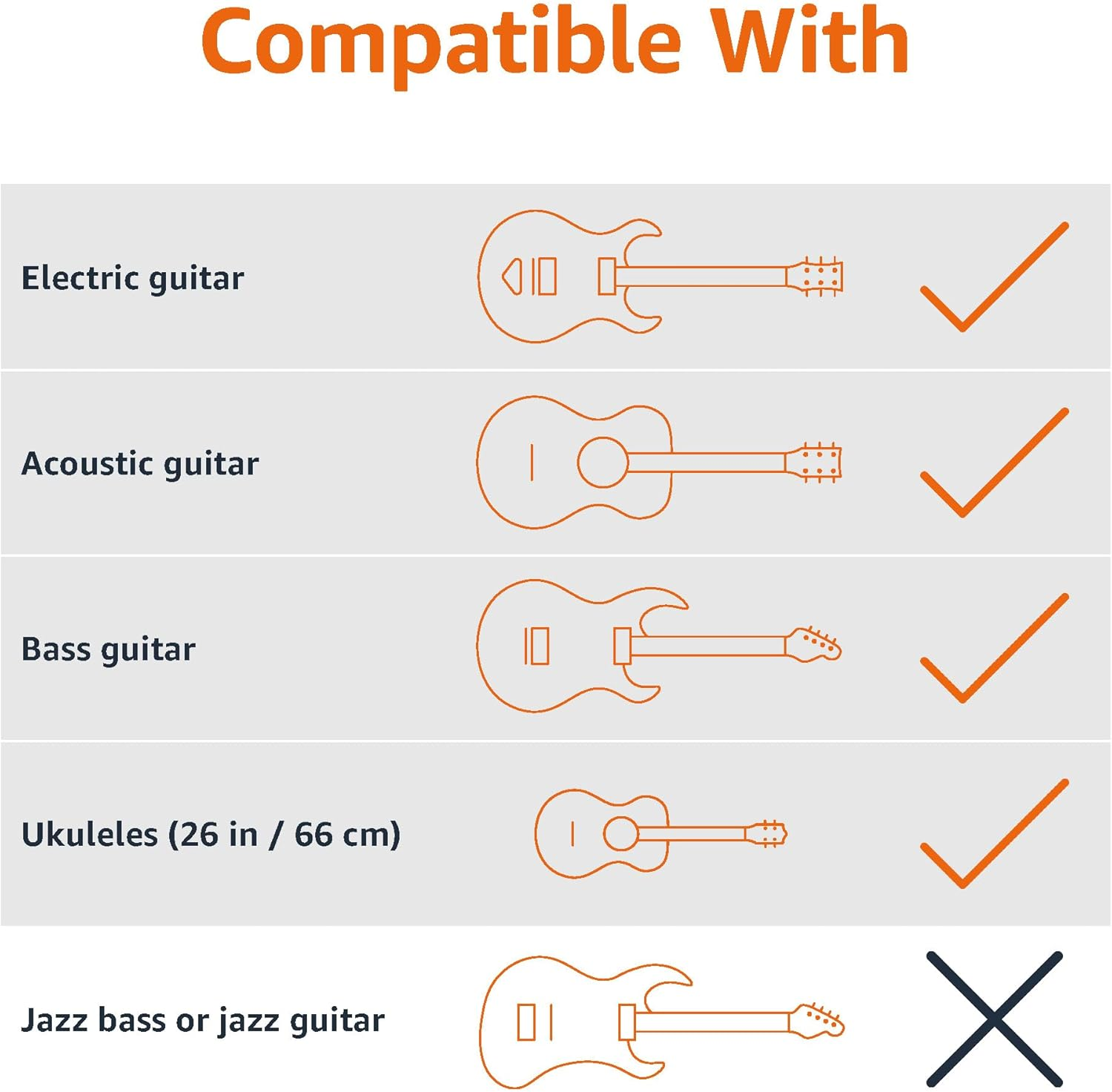 Amazon Basics Guitar Stand, Neck Support - for Home, Music Stores, Recording Studios, Display & Storage, Black image number 2