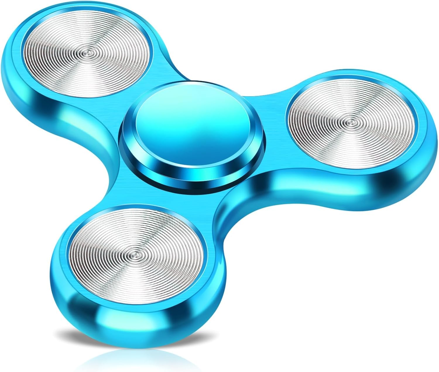 Metal Fidget Spinner for Adults, Silent Sensory Fidget Toys Adults Hand Spinners for ADHD Anxiety Stress Relief, Desk Toys for Office, Birthday Gifts Stocking Stuffers Classroom Prizes