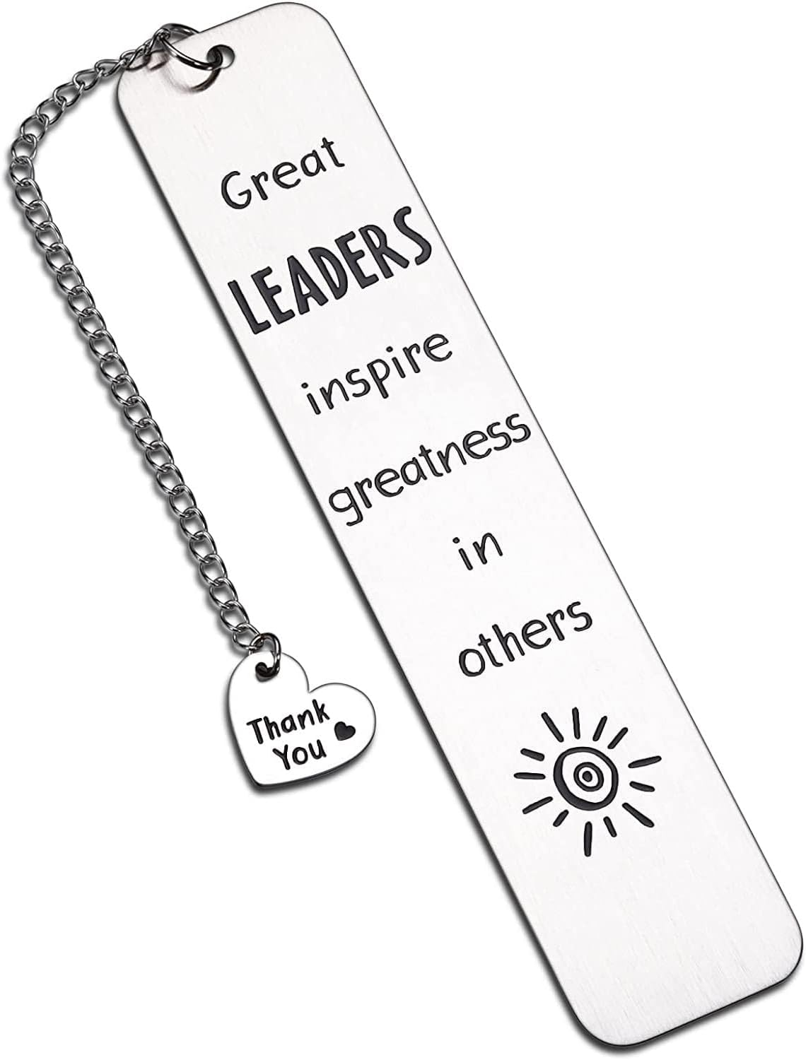 RFTWXHPN Bookmark: Thank You Boss Appreciation Gift - Stainless Steel, 1 Piece image number 6