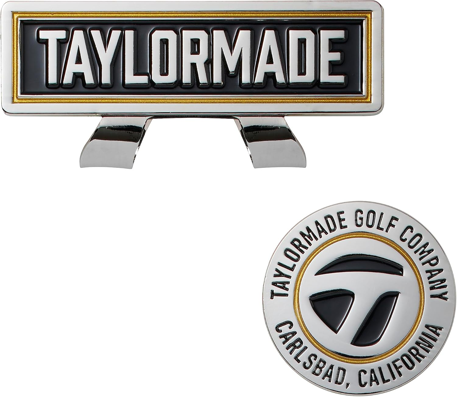 Taylormade TL217 23FW Metal T Emblem Cap Ball Marker White Unisex