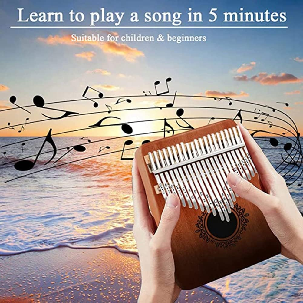 Elqater Kalimba Thumb Piano Kalimba Thumb Piano Portable for Adults, Kids and Beginners image number 1