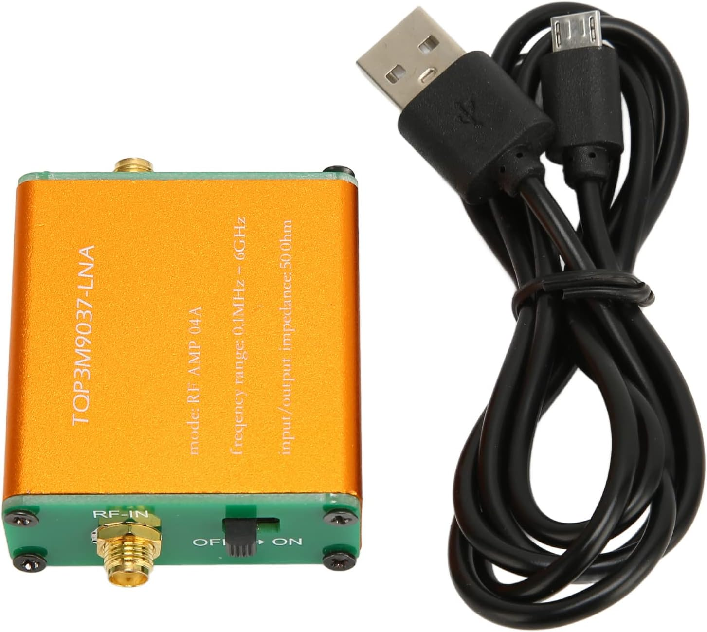 Low Noise Amplifier, 0.1Mhz-6Ghz Full Band Ultra Low Noise Amplifier Module, 20Db High Gain LNA. (Battery Not Included) image number 5