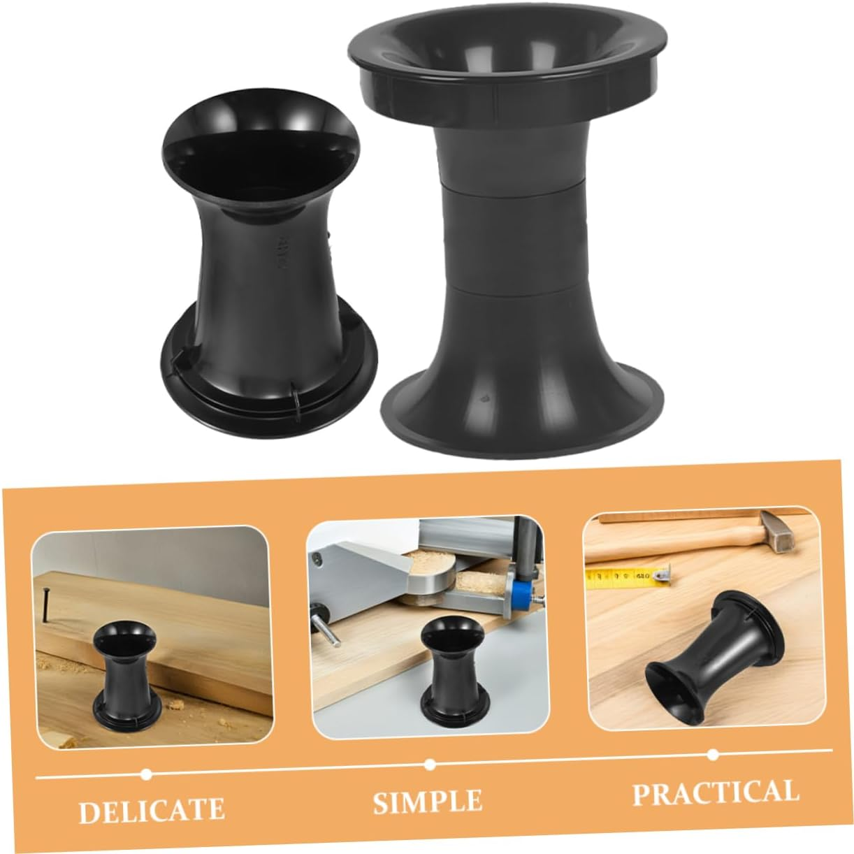 COHEALI 2Pcs Reflex Port for Speakers Woofer Box Port Tube Vent Low Distortion Stylish Small Waist Design image number 2