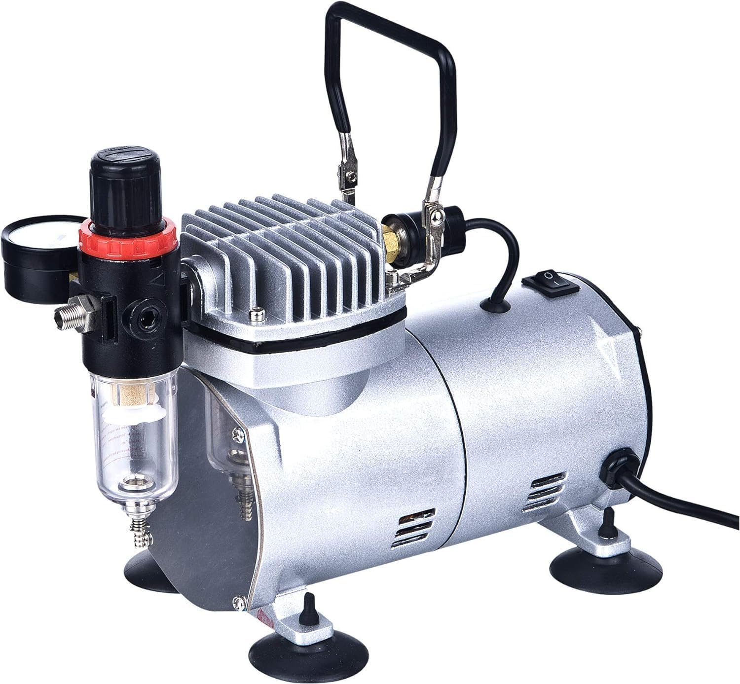 Professional Airbrush Set with Compressor, Airbrushing System Kit with 3 Multi-Purpose Dual-Action Gravity Feed Airbrushes for Hobby, Craft, Models,Cake Decorating, Makeup and Manicure image number 4