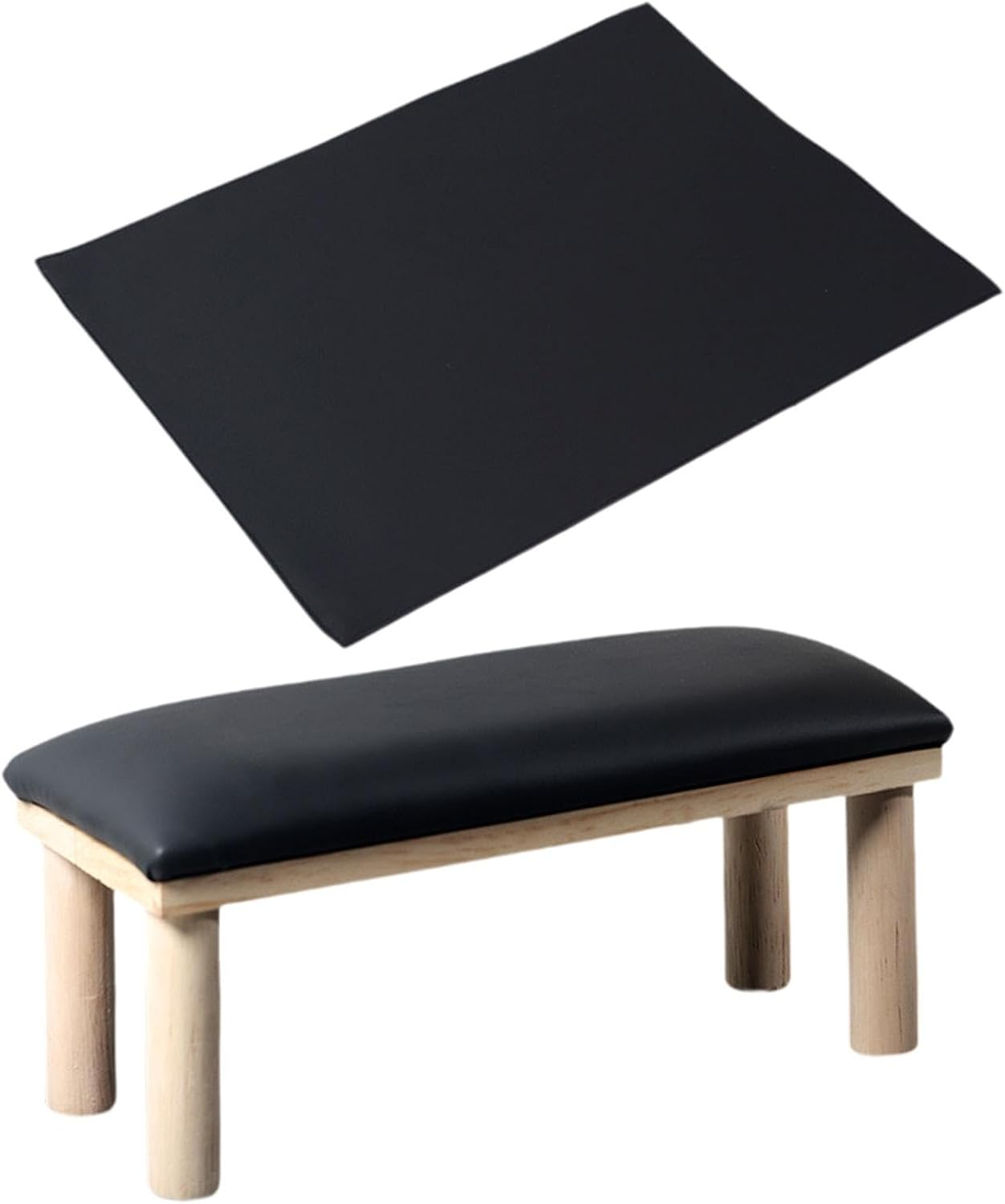 Perfeclan Nail Arm Rest Cushion Hand Pillow Manicurist PU Leather Tools Nail Art Equipment Home Stylish Nail Armrest Manicure Hand Rest, Black