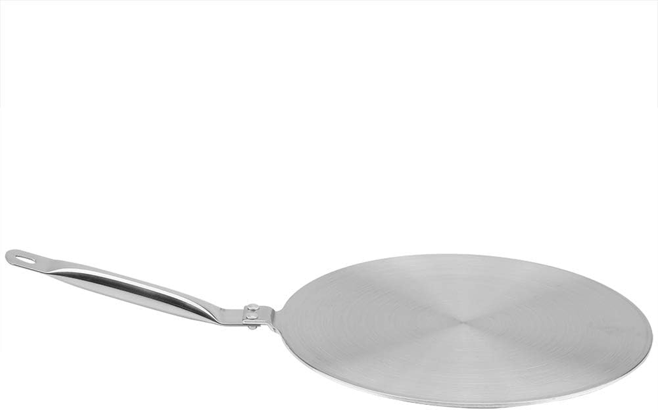 Stainless Steel Heat Diffuser Plate, Cooker Part Induction Adapter for Gas Electric Stove with Handle Suitable for Iron Pan Other Cookware (20Cm) image number 3