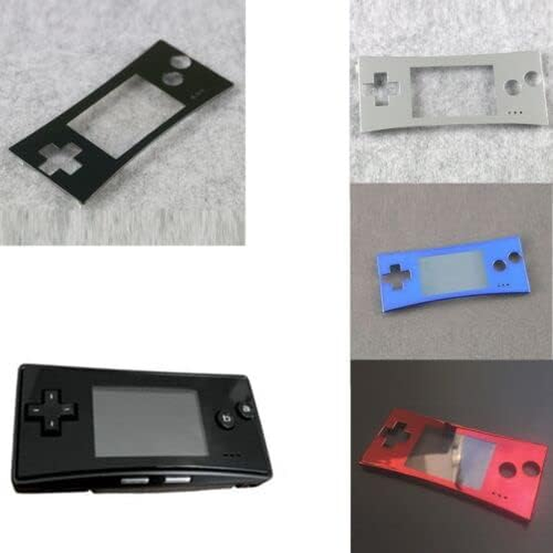 XBERSTAR Gameboy Micro GBM Controller Replacement Faceplate Cover (Black) image number 3