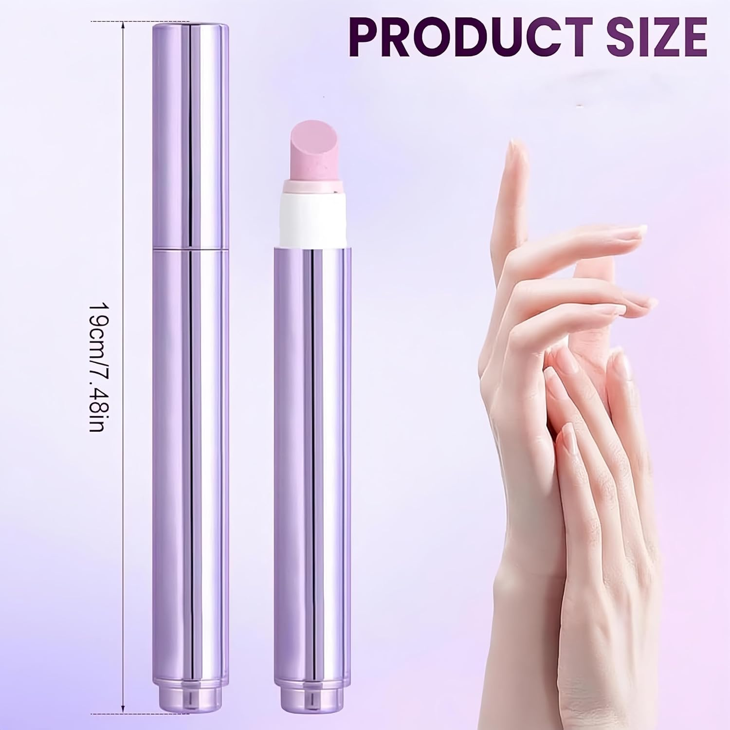 3-In-1 Nail Care Pen Tools Manicure Kit Nail Tech Supplies Cuticle Oil Pen for Dry Damaged Nails Moisturize Strengthen Brighten Nails Care image number 4