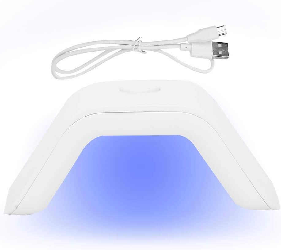 Nail Lamp, Mini Nail Dryer Lamp, 2W Single Finger Lamp Mini Manicure Nail Polish Dryer Nail Gel Curing Lamp image number 3