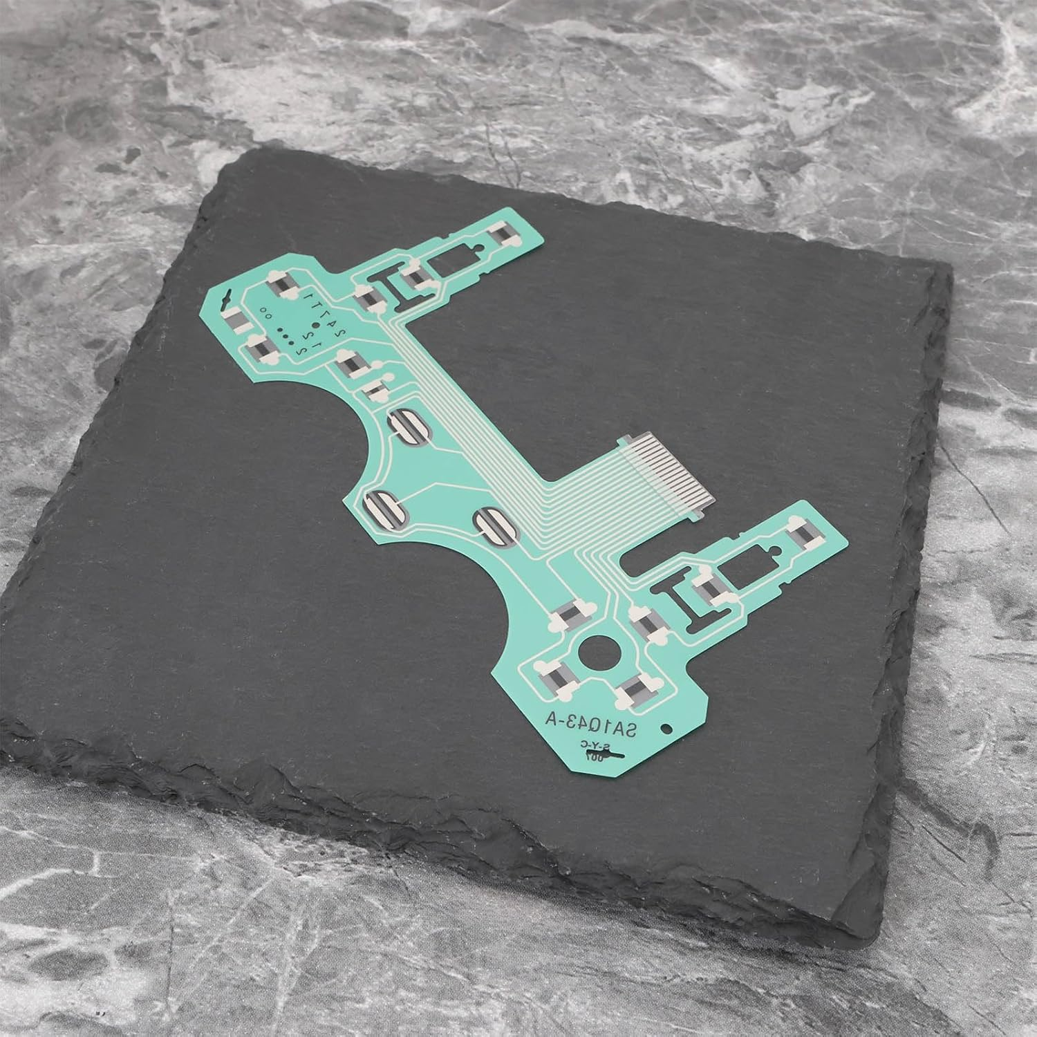 4PCS Ribbon Cable Circuit Board Conductive Film Compatible with PS2 Controller 18Pin Connector Port Replacement Button Replacement Film (SA1Q43A 18P)