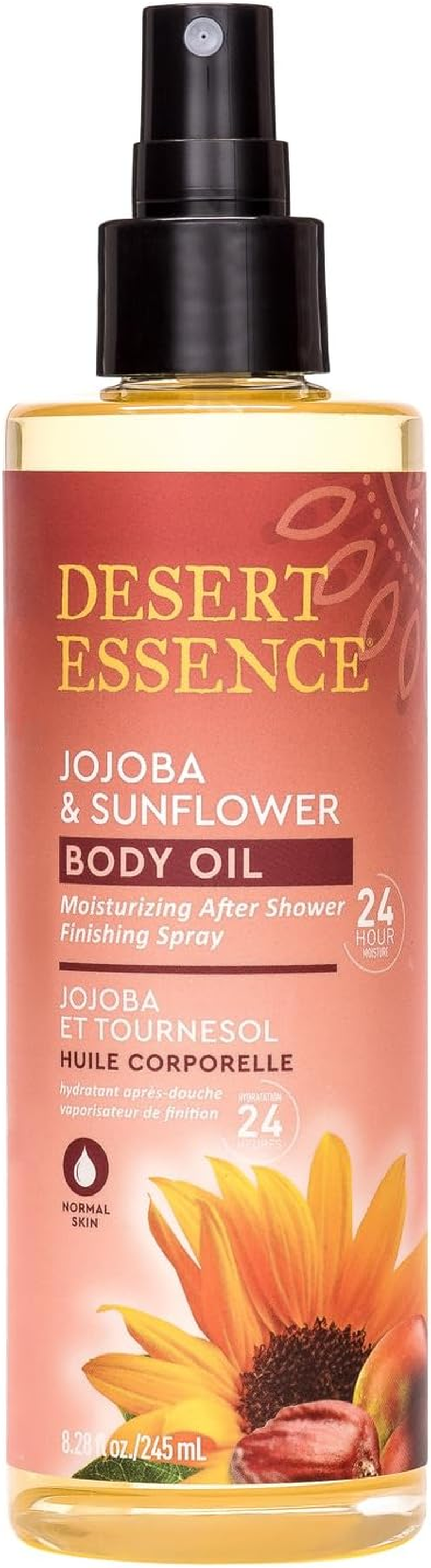 Desert Essence - Body Oil Jojoba & Sunflower - 8.28 Fl. Oz. image number 2