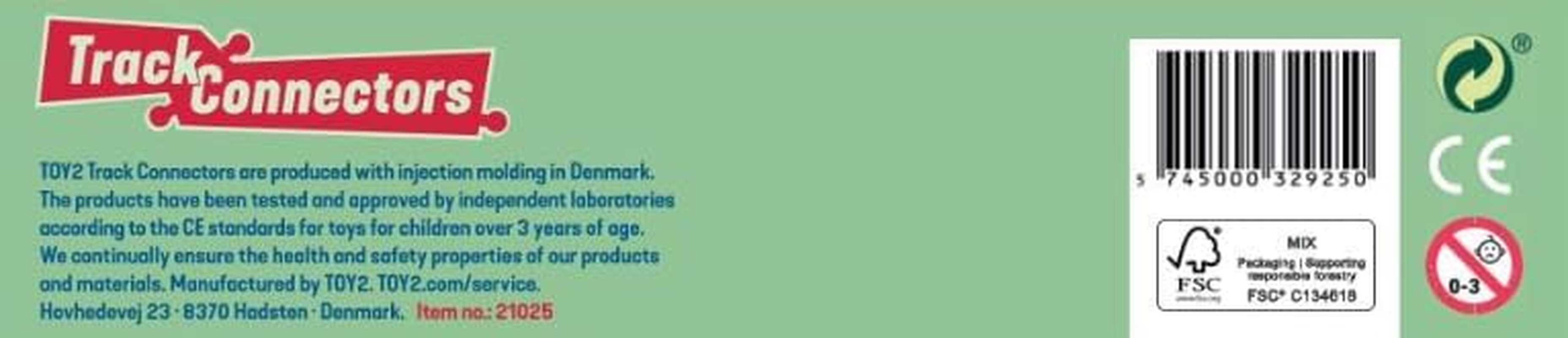 TOY2 Allround Medium Set Compatible Brio Railway &  Duplo Building Blocks Building Set 6 Different Track Connectors Sustainable Wooden Railway Wooden Rail Connectors, All-Round Set 20 Rail image number 4