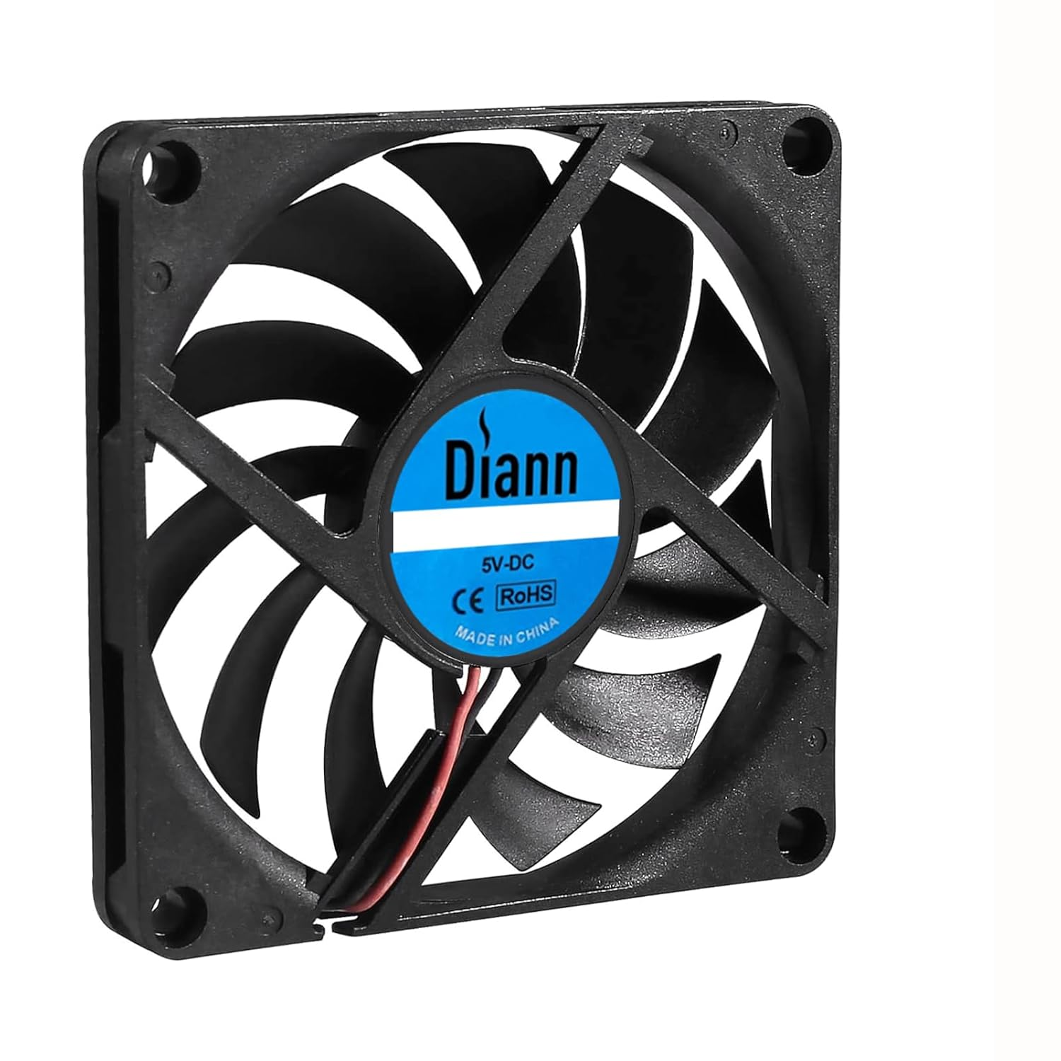 DIANN 2Pcs 8010 Cooling Fan 5V 0.27A USB 80X80X10Mm Brushless DC Computer CPU Heat Sink Cooling Cooler Fan 80Mm X 10Mm image number 4