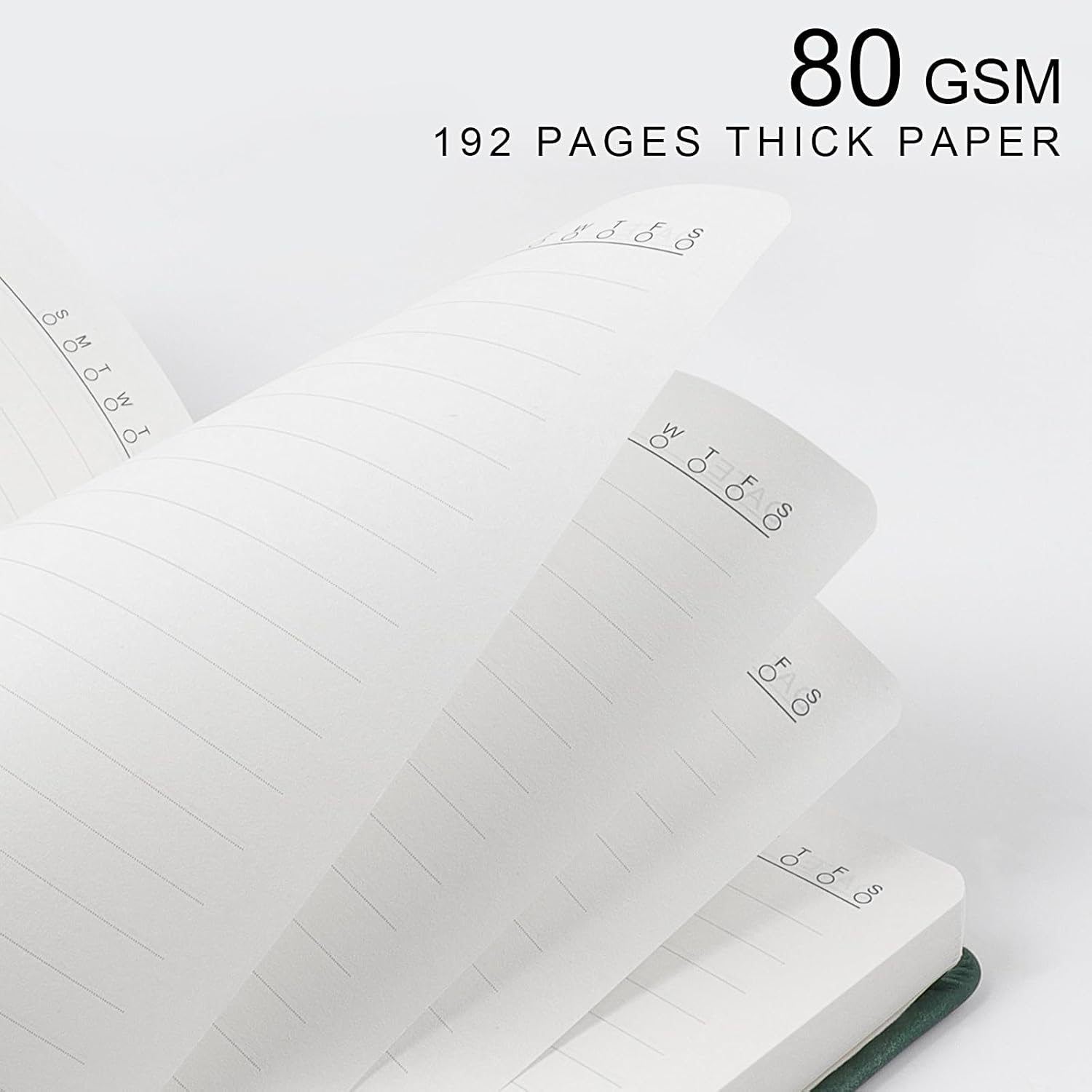 A5 Lined Journal Notebook, 192 Pages Leather Hardcover Notebook for Personal Writing, Study, Office, Travel Records(Brown)