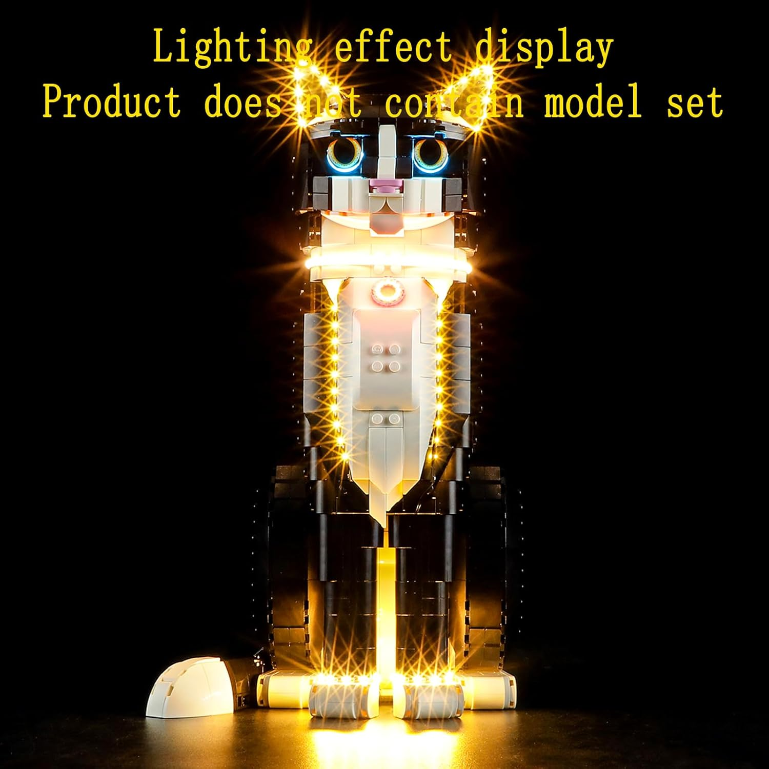 GEAMENT LED Light Set - Compatible with  Ideas 21349 Tuxedo Cat (Model Set Not Included) - Lighting Kit for Teen, Young Adult - Includes Standard LED Lighting Kit, Battery Box, User Manual image number 5