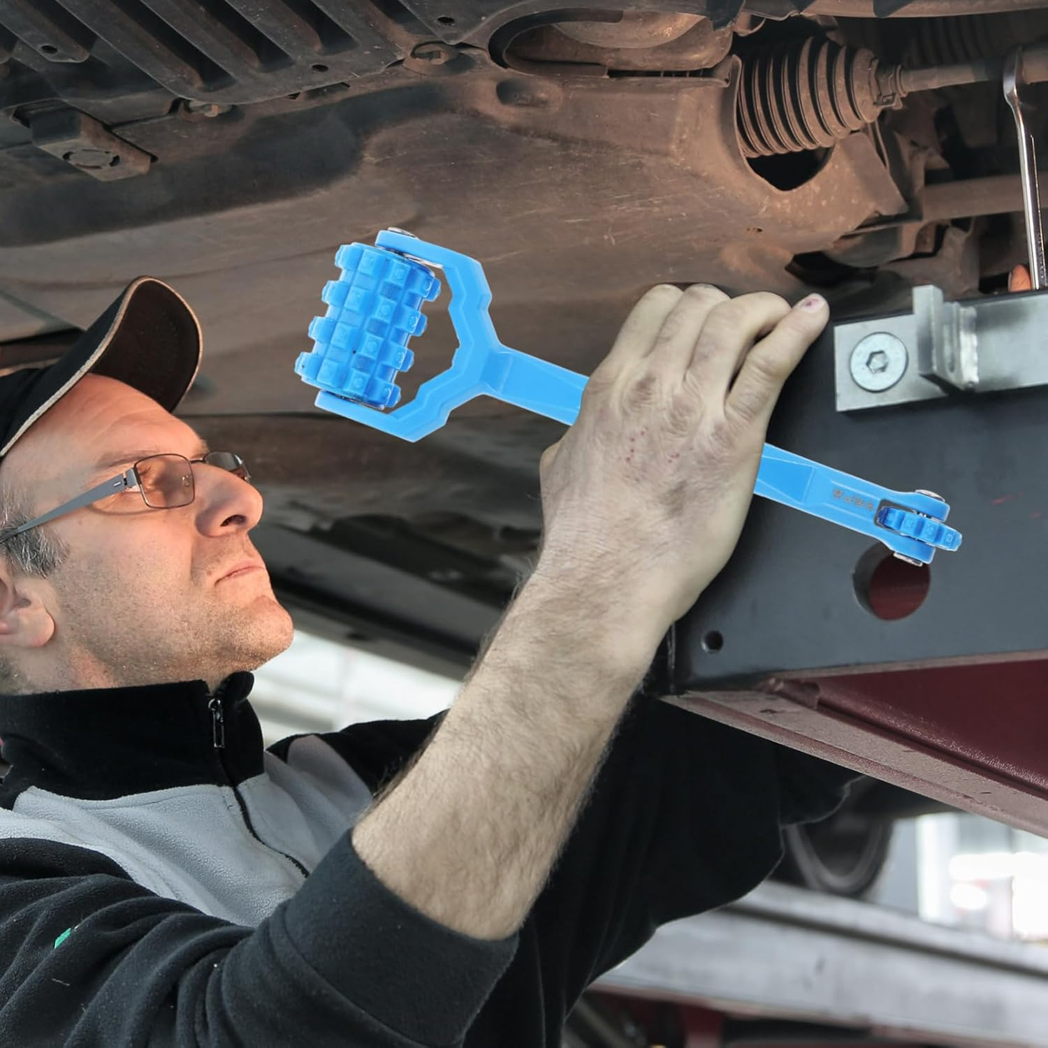 ULTECHNOVO Plastic Rollers for Car Sound Deadening Dual-Head Roller Tool for Noise Insulation and Automotive Accessories image number 6