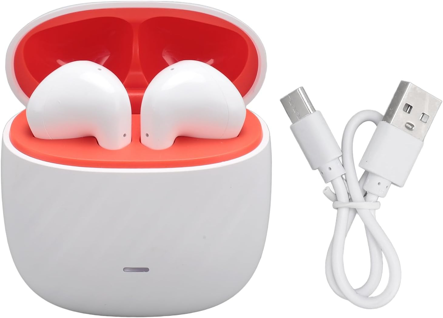 XUMIUZIY 5.3 Noise Reduction Language Translator Earbuds 84 Languages for Music Lovers Standby Time 120 Hours Life Waterproof 2 Earbuds (White) image number 4