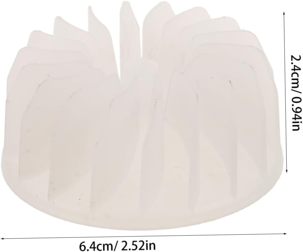 OATIPHO 20Pcs High Wind Power Hair Dryer Fan Hair Dryer Spare Parts Abs White