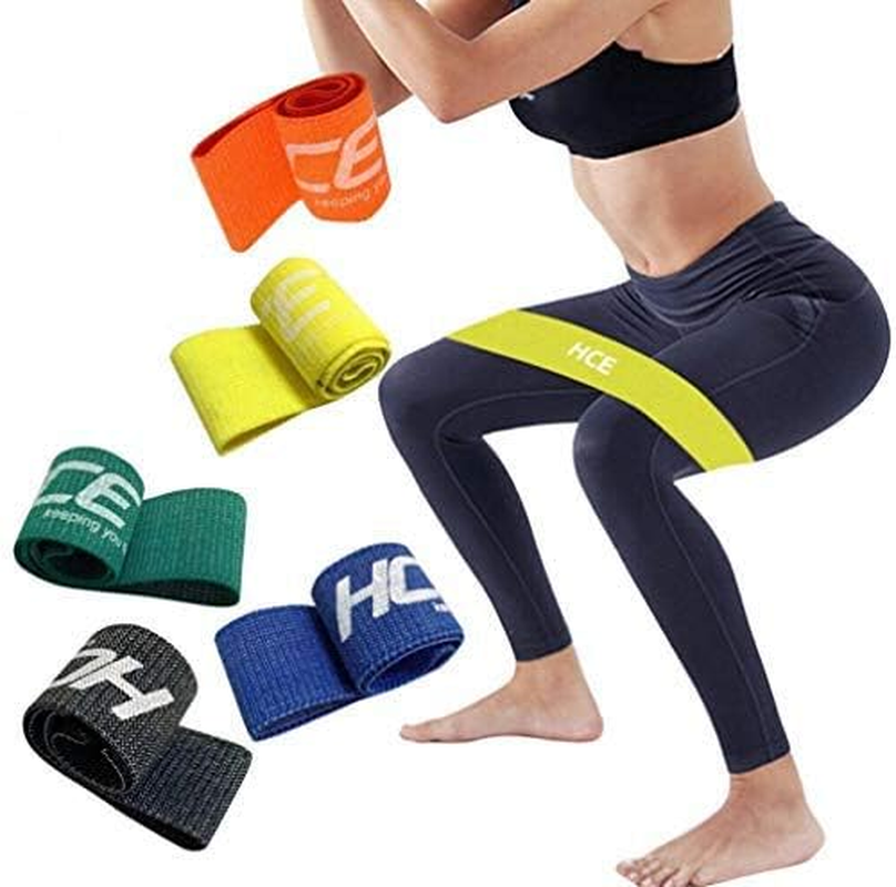 HCE Resistance Bands Set with Handles - Exercise Resistance Bands Training Tubes with Handles, Ankle Straps, Door Anchor, Exercise Mat, Shaker Bottle,Carry Bag