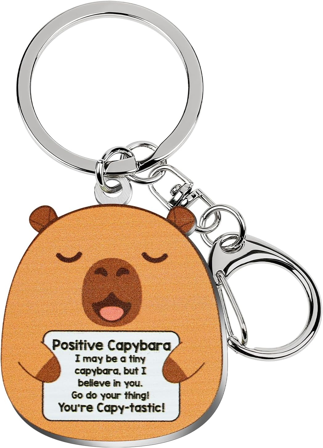 Titanape Keyring Gifts for Women Girls Daughter Best Friends Niece, Inspirational Animal Keyrings Keychains Lover Present for Christmas Birthday Easter Gift, Backpack Car Keys Accessories