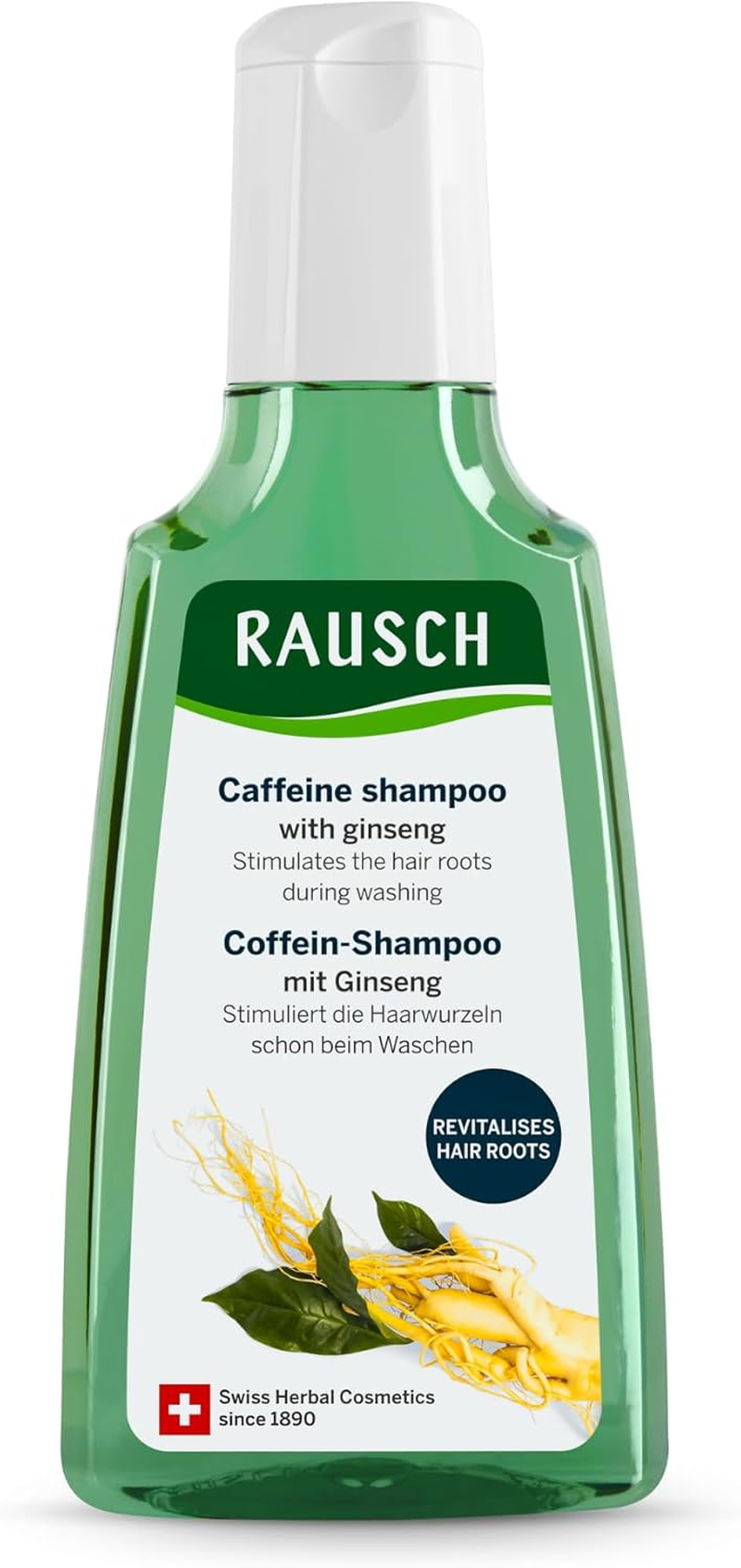 Rausch Caffeine Shampoo with Ginseng 200Ml -Relief for Hair Loss. image number 5