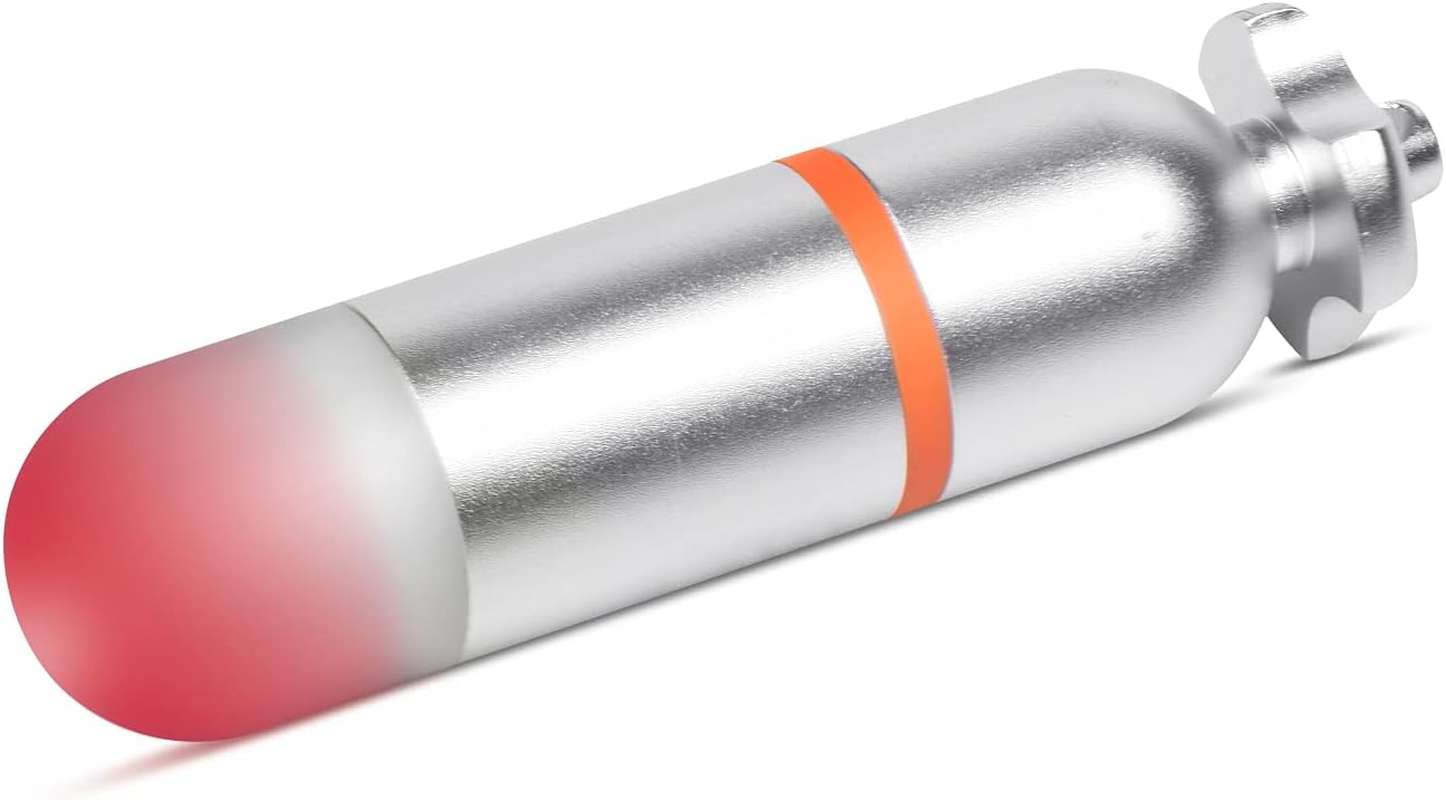 ORCATORCH SD01 Mini Glow Tank, Scuba Dive Strobe Beacon Diving Signal Light Night Dive Flashing Marker Light with AAA Battery, for 150M Underwater Diving (5 Colors Option)