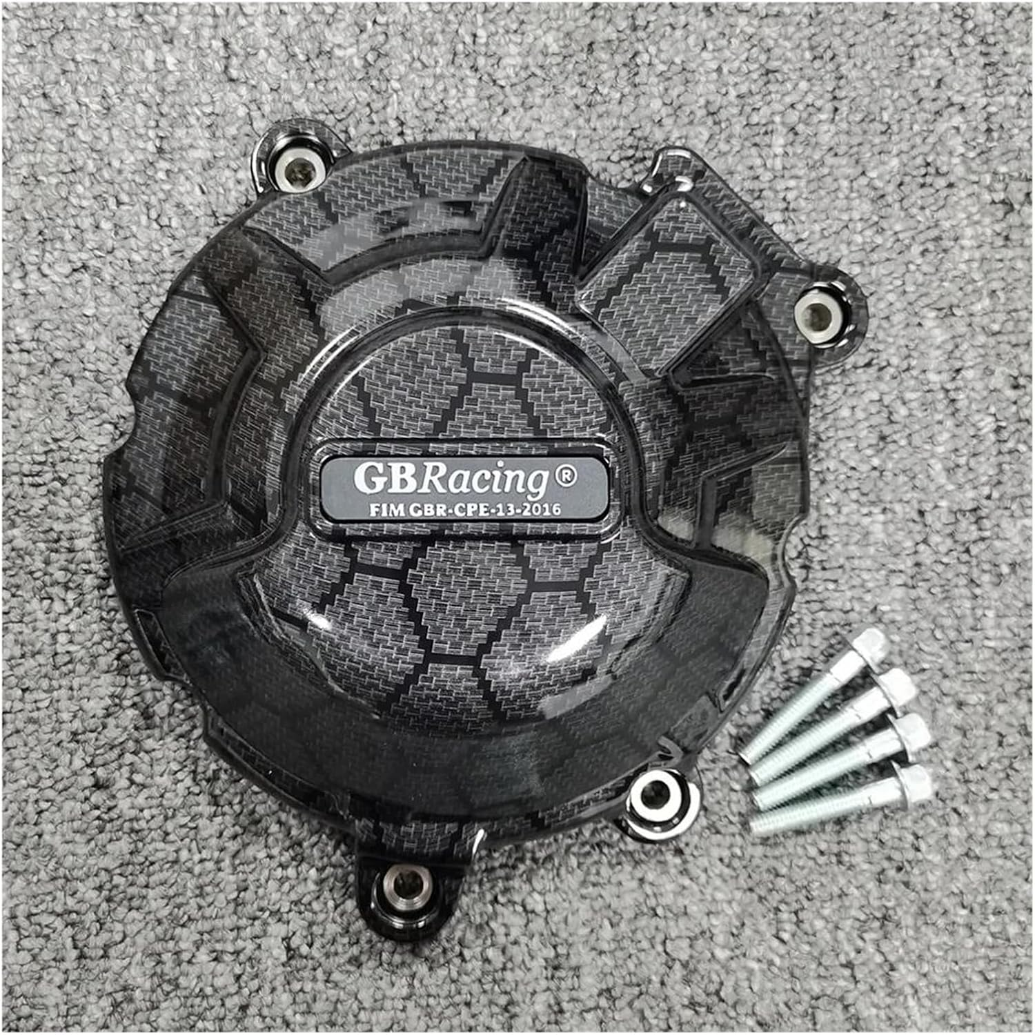 Motorcycle Engine Guard Protector for HONDA CBR650R CB650R 2021 2022 2023 2024 Carbon Fiber Texture Motorcycles Engine Cover Protector Case Black Engine Drop Prevention Slider(Carbon Fiber Texture) image number 1