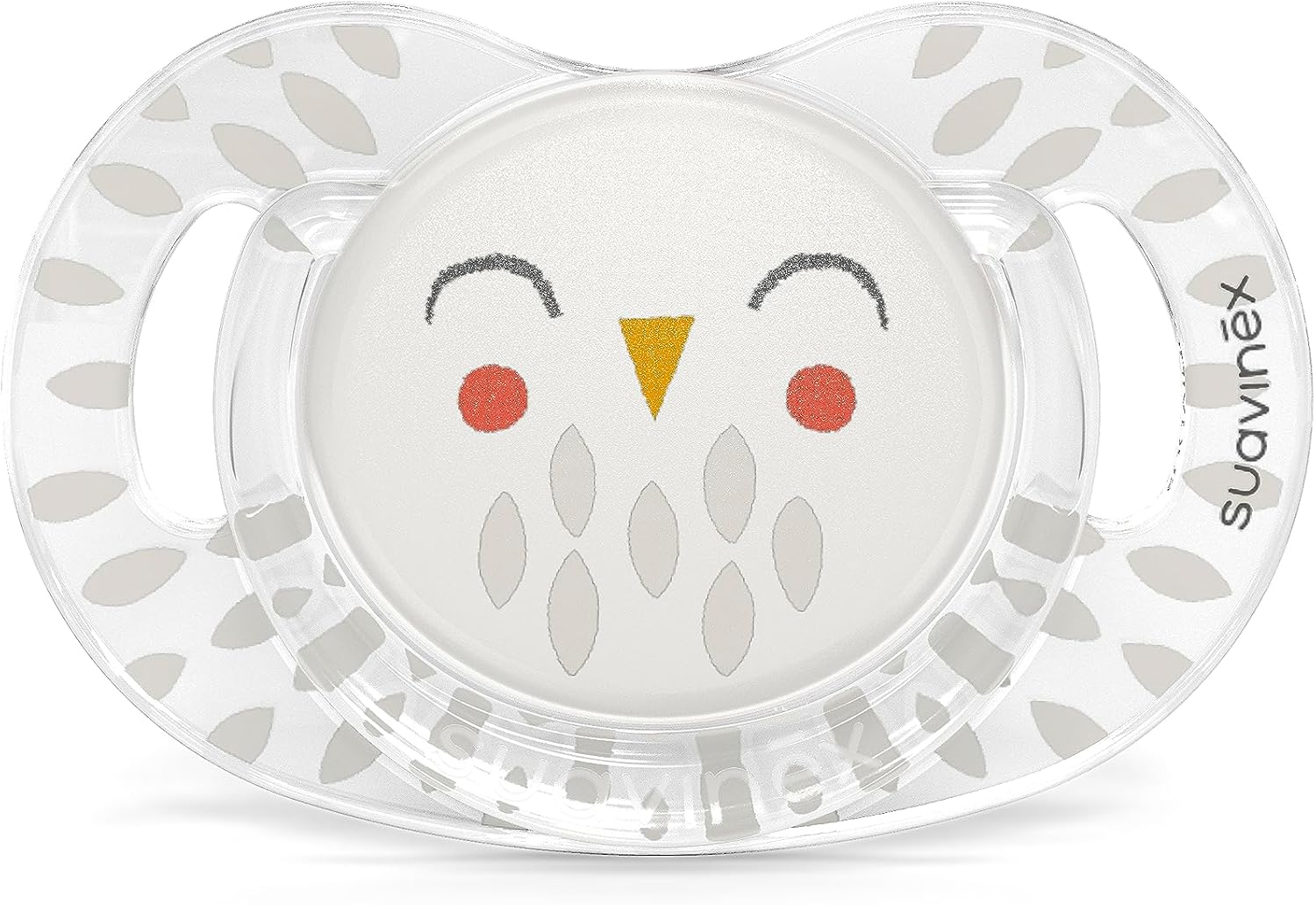 Suavinex Premium Soother with SX Pro Silicone Anatomical Teat for 18+ Months Babies, Bonhomia Feather Beige image number 5