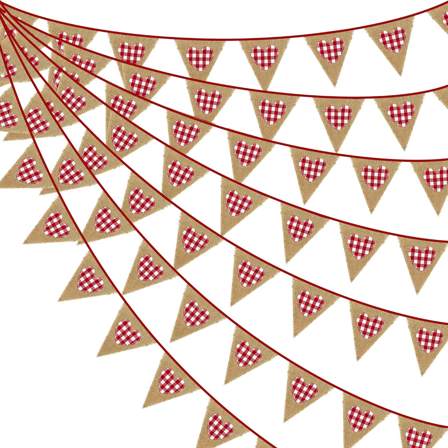 32Ft Red Blue Yellow Party Decorations Carnival Circus Clown Triangle Flag Pennant Bunting Banner Fabric Garland for Kids Birthday Baby Shower Wedding Outdoor Garden Festivals Hanging Decorations