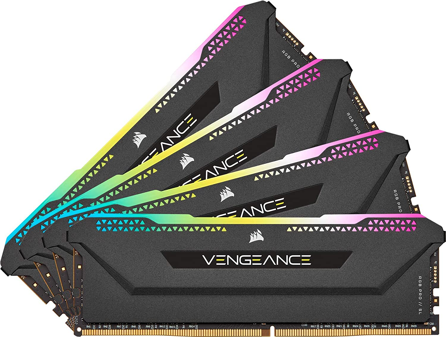 CORSAIR Vengeance RGB PRO SL 32GB (4X8Gb) DDR4 3200 (PC4-25600) C16 1.35V image number 3