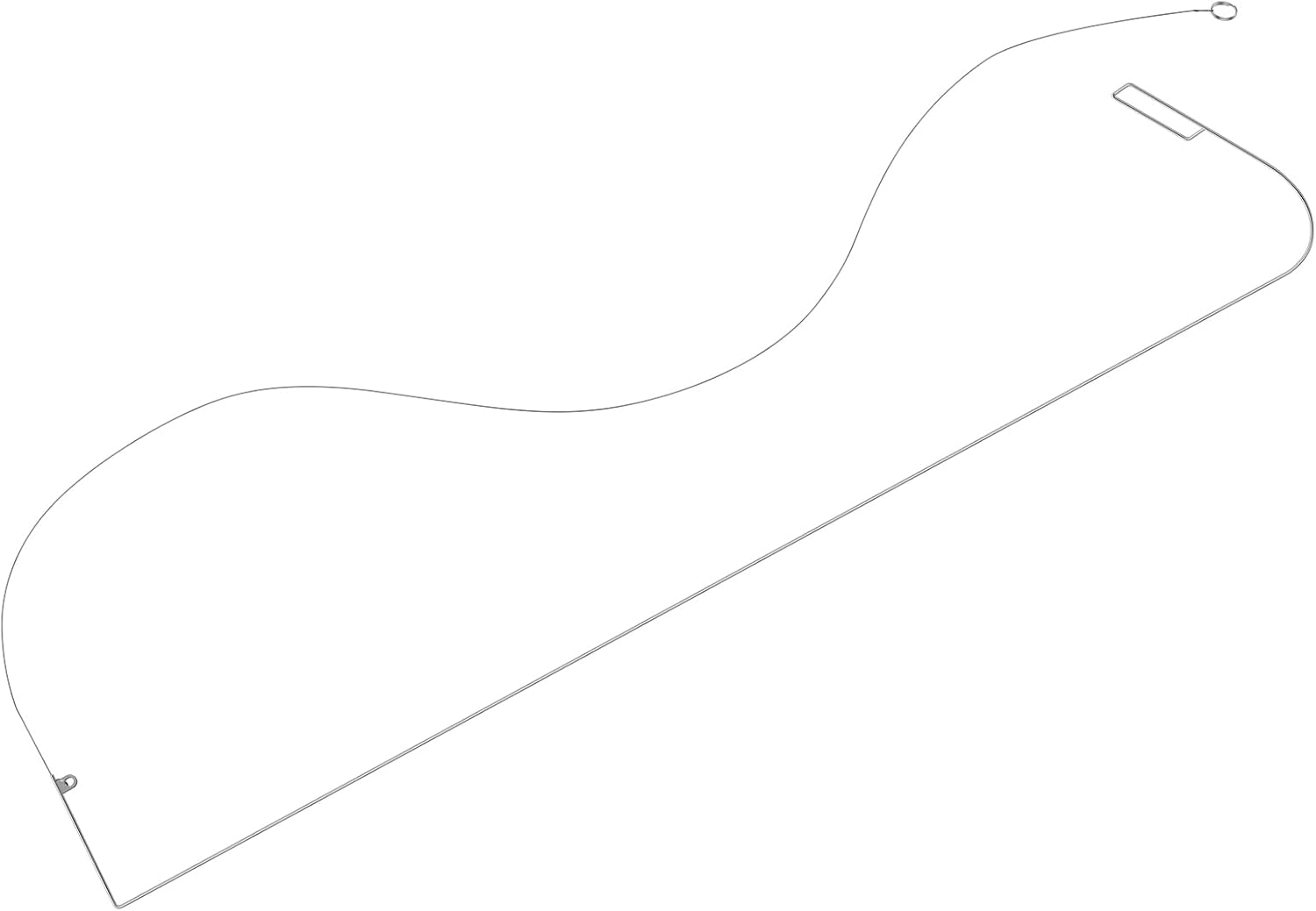 Stretch Lever Opening Tool, 42.5 Inch Emergency Long Distance Stretch Lever Opening Tool, Stainless Steel Lever Opening Tool, Multifunction Stretch Lever Hand Tool,Under the Door Tool for Home Hotel