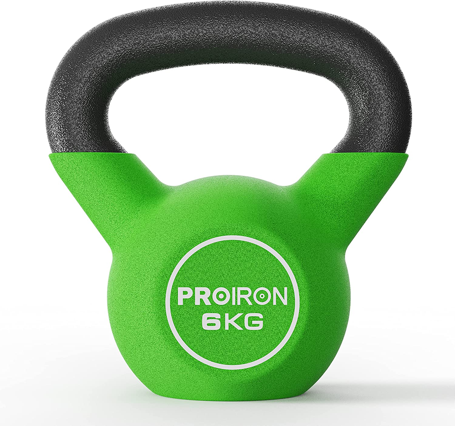 PROIRON Neoprene Coated Kettlebell Weights Solid Cast Iron Kettlebell, Strength Training Kettlebells for Weightlifting, Conditioning, Strength & Core Training in 4KG, 6KG, 8KG, 10KG, 12 KG, 14KG,16KG,20KG