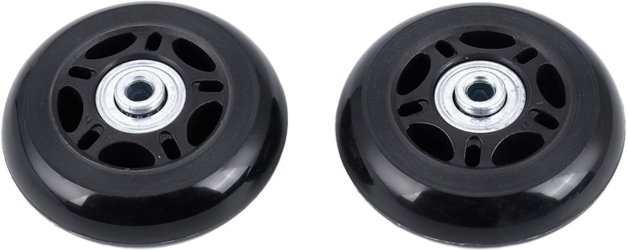 4 Set Luggage Suitcase Replacement Wheels Axles and Wrench Repair Set OD 68Mm image number 5