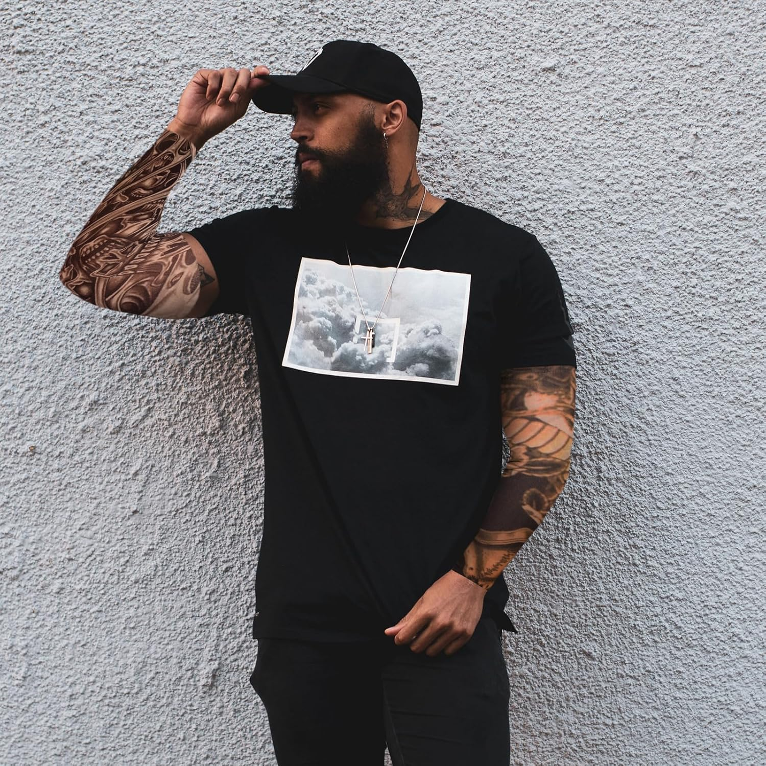 TSHAOUN 10 Piece Tattoo Sleeve Set Fake Sun Cream Arm Warmers, Tattoo Sleeves Tattoo Arm Stocking for Men Women Nylon Temporary Tattoo Stocking Arm for Carnival Party