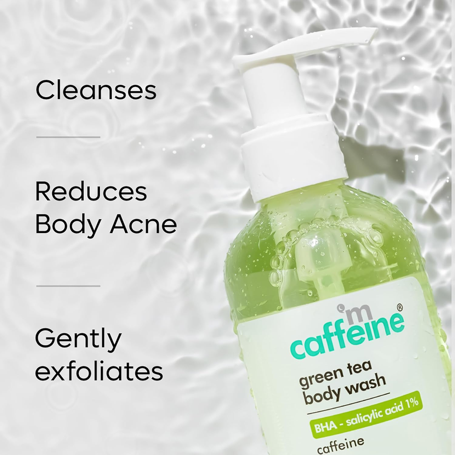 Mcaffeine Salicylic Acid Body Wash for Acne & Dark Spots | BHA Body Wash for Body & Back Acne | Daily Use Shower Gel for Men & Women - 200Ml image number 5