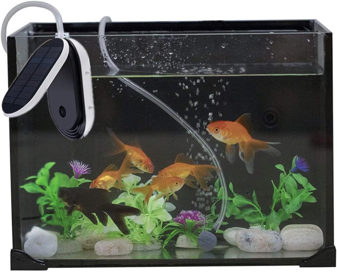 TEHAUX Solar Oxygen Aerator Pump for Outdoor Ponds and Hydroponics Portable Quiet Oxygen Increase Tool Hour for Fish Tanks and Aquatic Plant Aeration Housewarming Birthday image number 4